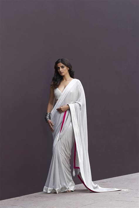 THE SILVER MONSOON SAREE – SAMEER MADAN