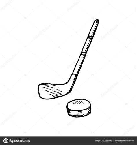 Hockey Stick Drawing Easy at Dylan Schmella blog