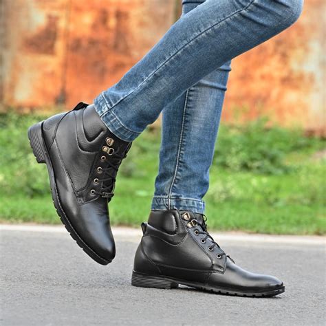 Vellinto BRET Casual Mid-Ankle Synthetic leather Boots For Men ...
