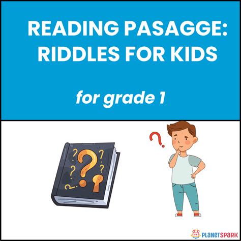 Class 1 Reading Passage on Riddles for Kids | PlanetSpark