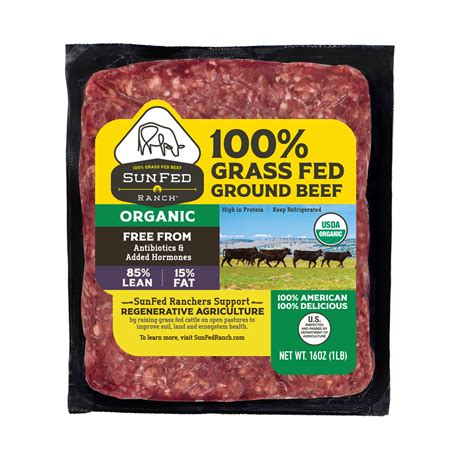 Organic Ground Beef 85/15 » SunFed Ranch