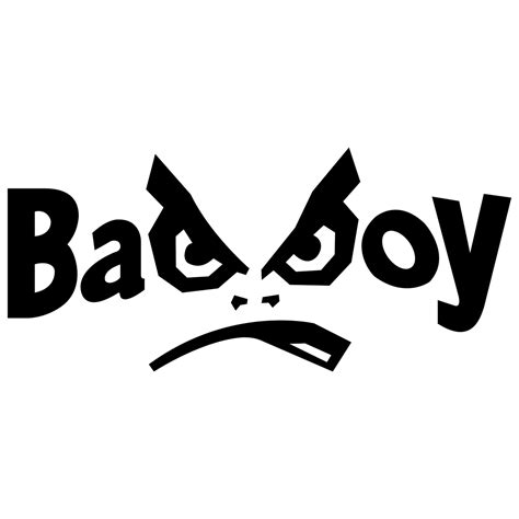 Bad Boy Logo Black and White (1) – Brands Logos
