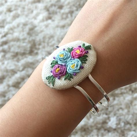 embroidery bracelet