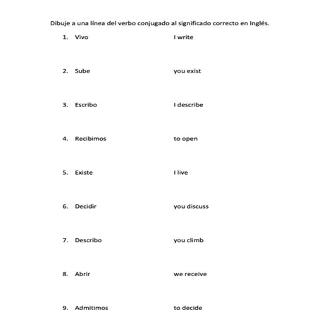 Spanish Espanol Verb Conjugation Ser Estar Hablar Gustar Tener AR, ER ...