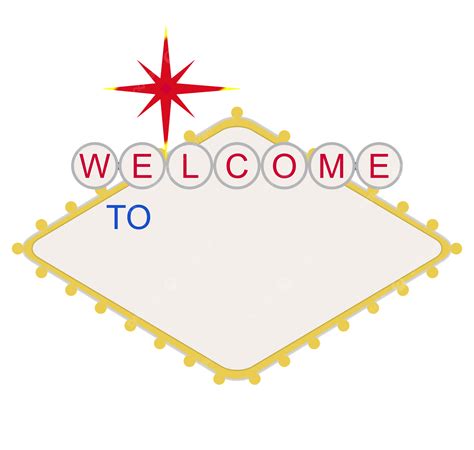 Welcome To Vegas Sign Clip Art Blank Las Vegas Sign Png Banner