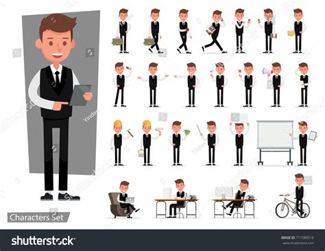Businessman Vector Characters Png