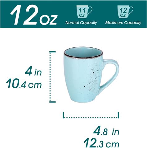 vancasso Navia Coffee Mug Set of 4, Ceramic 12 Oz India | Ubuy