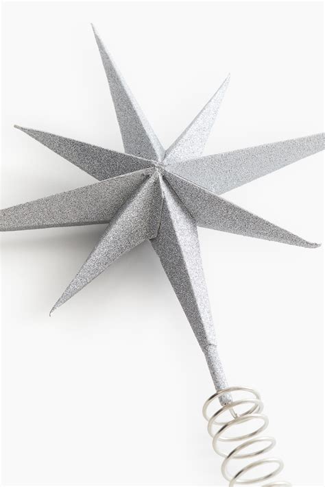 Christmas tree star - Silver-coloured - Home All | H&M IN