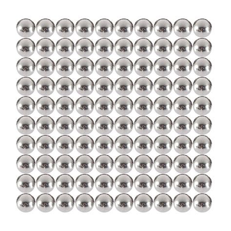 HFS(R) 100 Pieces 1/4" Bracket Bike Loose Bearing Balls Stainless Steel ...