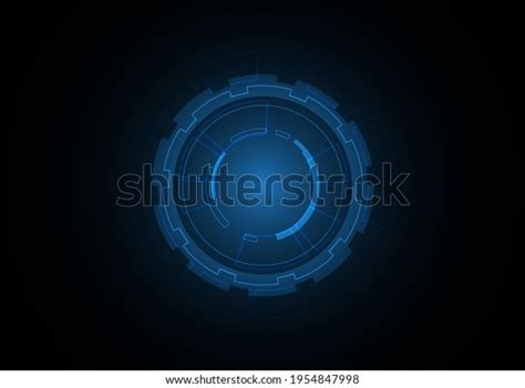 Technology Abstract Future Circle Background Vector 的图像结果