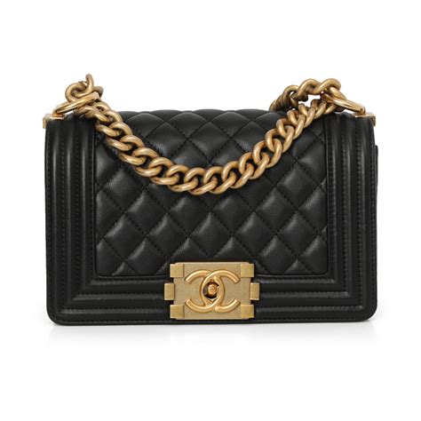 Shop Pre Owned Authentic Chanel Small Black Boy Bag – Confidential Couture