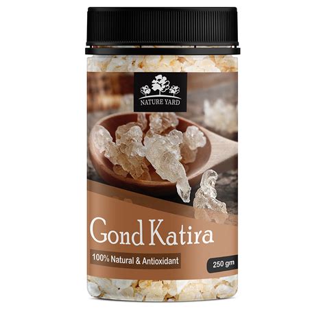 NATURE YARD Gond Katira Pure Organic (Edible Gum) tragacanth Crystals