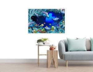 imbue 122 cm x 92 cm Waterproof Nature Vinyl Wallpaper Price in India ...