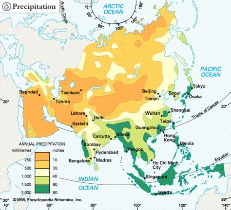 Asia Climate Types Map 的图像结果