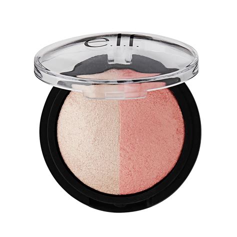 Elf Cosmetics Baked Highlighter & Blush 83371 Rose Gold, 0.6 Ounce ...