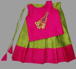 RIANO CREATION Baby Girls Lehenga Choli Ethnic Wear Embroidered Lehenga ...