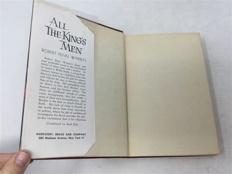 All the King's Men by Robert Penn Warren: Very Good Hardcover (1946 ...