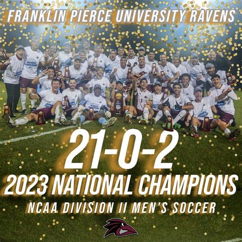 BACK. TO. BACK. Your Franklin Pierce University Ravens are 2023 ...