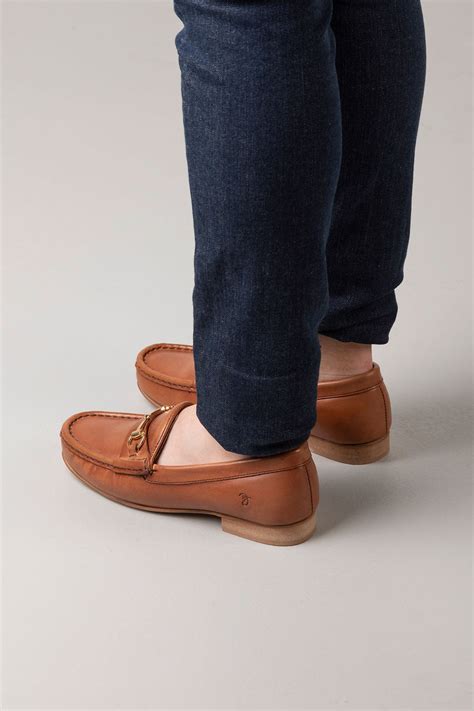 Ladies Leather Tan Loafers UK | Womens Loafer Shoes | Rydale