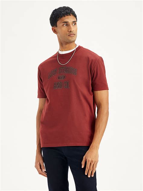 Men's Typographic Print Loose Fit T-shirt – Levis India Store