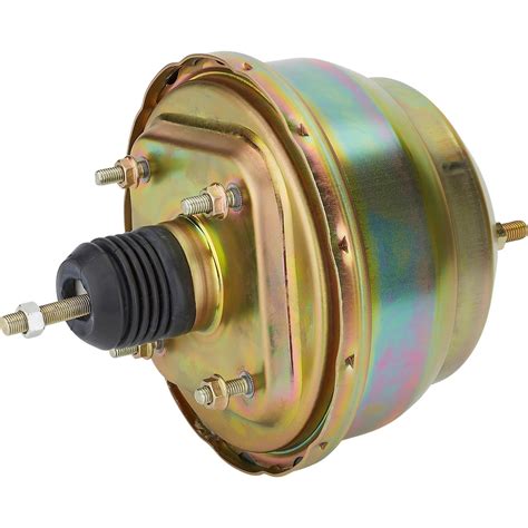 Speedway Dual Diaphragm Power Brake Booster, 8 Inch, Chromate Finish