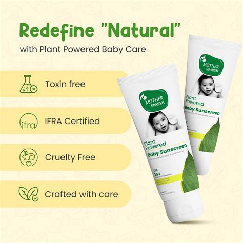 Buy Best Plant Powered Baby Sunscreen Lotion in India