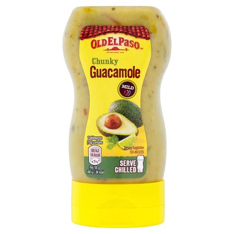 Old El Paso Squeezy Chunky Guacamole 240g | Mexican Sauces & Meal Kits ...