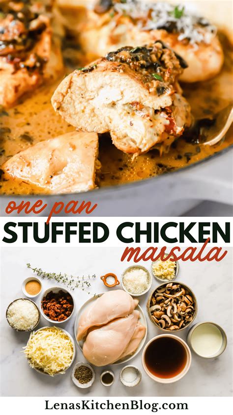 Stuffed Chicken Marsala