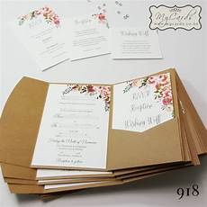 Wedding Invitation With Inserts by Pocketfold With Inserts Wedding Invitation Design 918 Wedding Invitation With Inserts