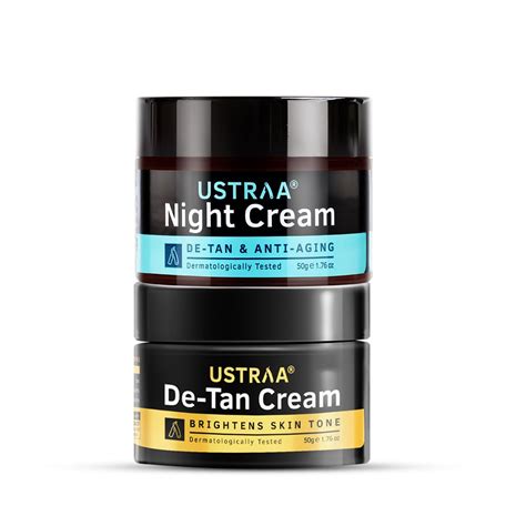 Ustraa De-Tan Face Cream For Men - 50g | Even Skin tone, Effective Tan ...