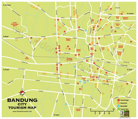 Indonesia Map Bandung