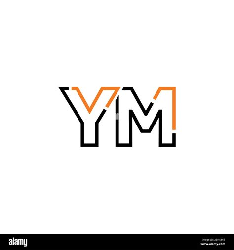 Letter YM logo icon design template elements Stock Vector Image & Art ...
