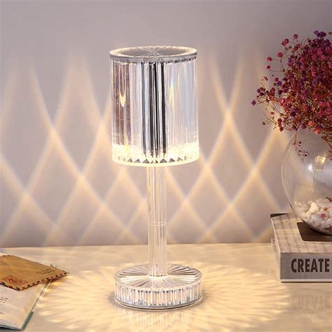 Buy Citaaz Crystal Table Lamp - Romantic Led Crystal Diamond Table ...