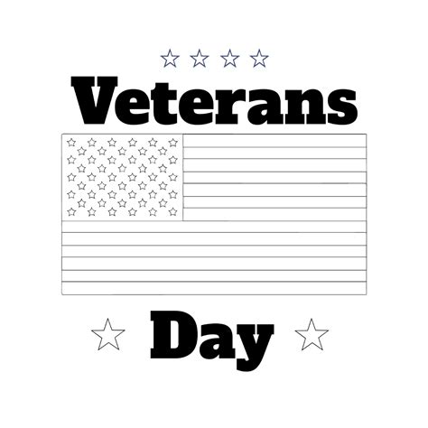 Free Veterans Day Drawing to Customize and Download