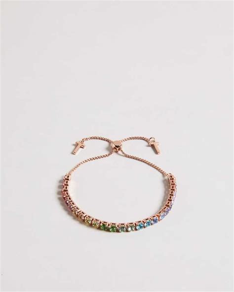 Ted Baker Melrah Icon Crystal Slider Bracelet Factory Outlet India ...