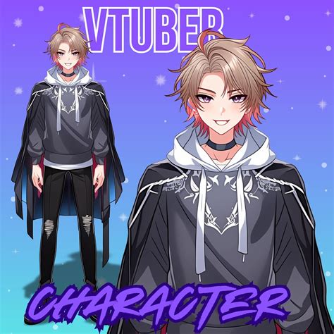 Buy Custom Live2d Vtuber Commission | Pngtuber | Anime | Vtuber Model ...