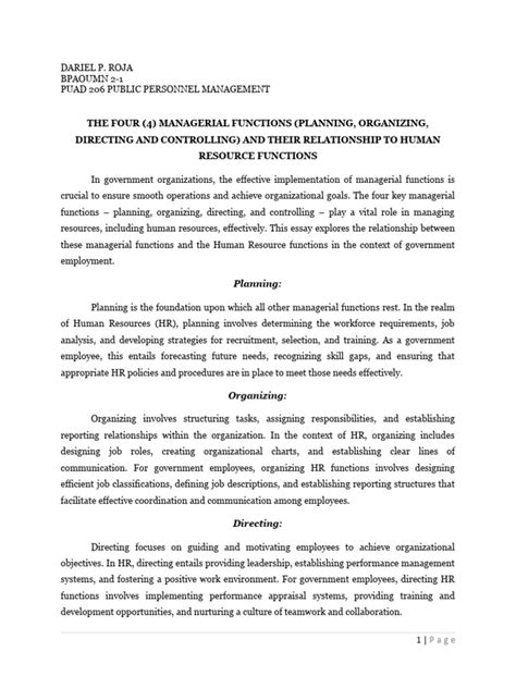 Management Functions 的图像结果