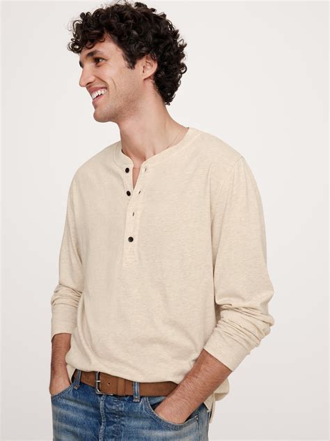 Men's Henley T Shirts | Banana Republic