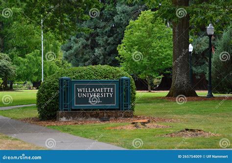 Willamette University in Salem, the Capital City of Oregon Stock Image - Image of house ...