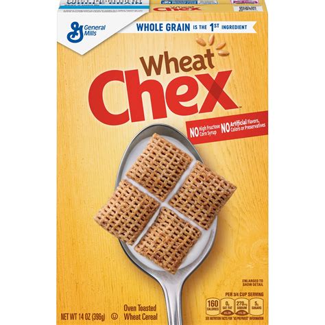 Wheat Chex Cereal, with Whole Grain, 14 oz - Walmart.com - Walmart.com
