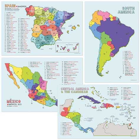 Buy Spanish Language Country s for the Classroom - Spain, Mexico ...