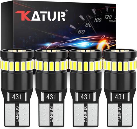 AUXITO 194 LED Bulbs White 168 175 2825 W5W T10 24-SMD 3014 Chipsets ...