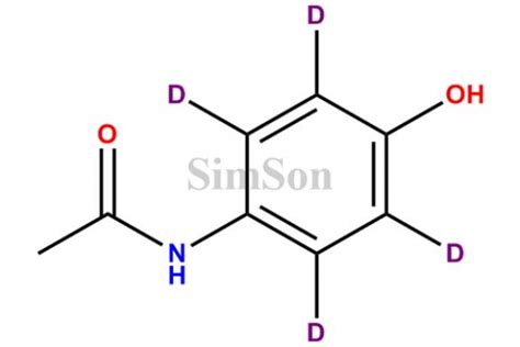 Paracetamol-D4 | CAS No- 64315-36-2 | Simson Pharma Limited