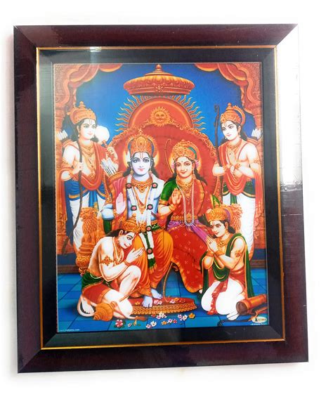 Ram Darbar Lord Rama Mata Sita Lord Hanuman And Lakshman | Desertcart INDIA