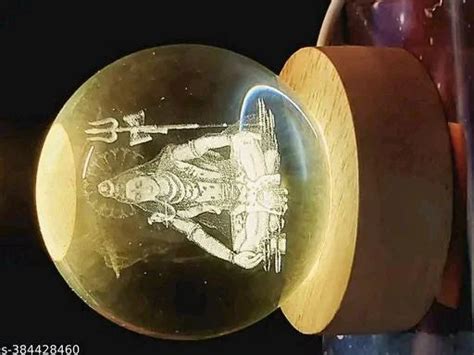 3D Lord Shiva | Crystal Globe Lamp Ball – Houme
