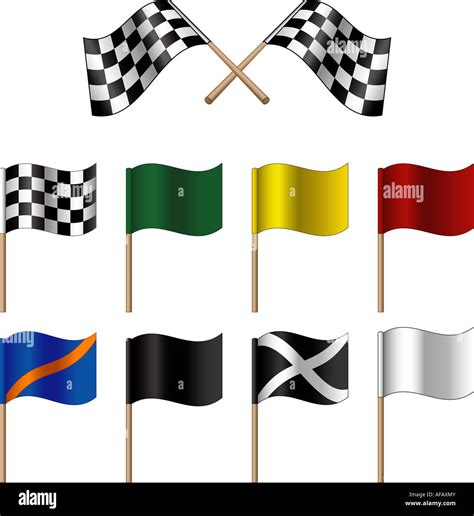 Racing Flags And Their Meanings Checkered Racing Flag Vinyl Decal