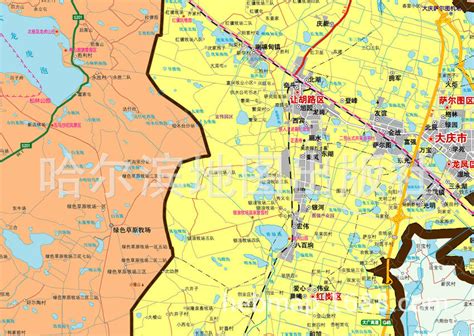 大庆市地图-大庆地图牡丹江在大庆哪个方向
