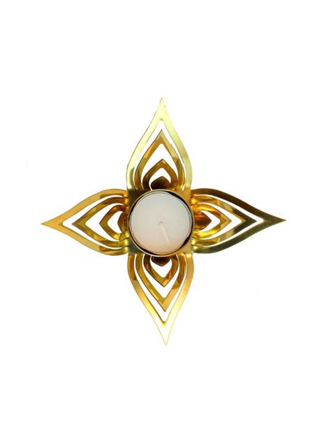 Brass Tea Light Holder | Buy Designer Tea Light Holder online | Kalpané