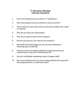 Computer Manager Interview Questions 的图像结果