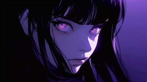 Violet Eyes in the Midnight Live Wallpaper